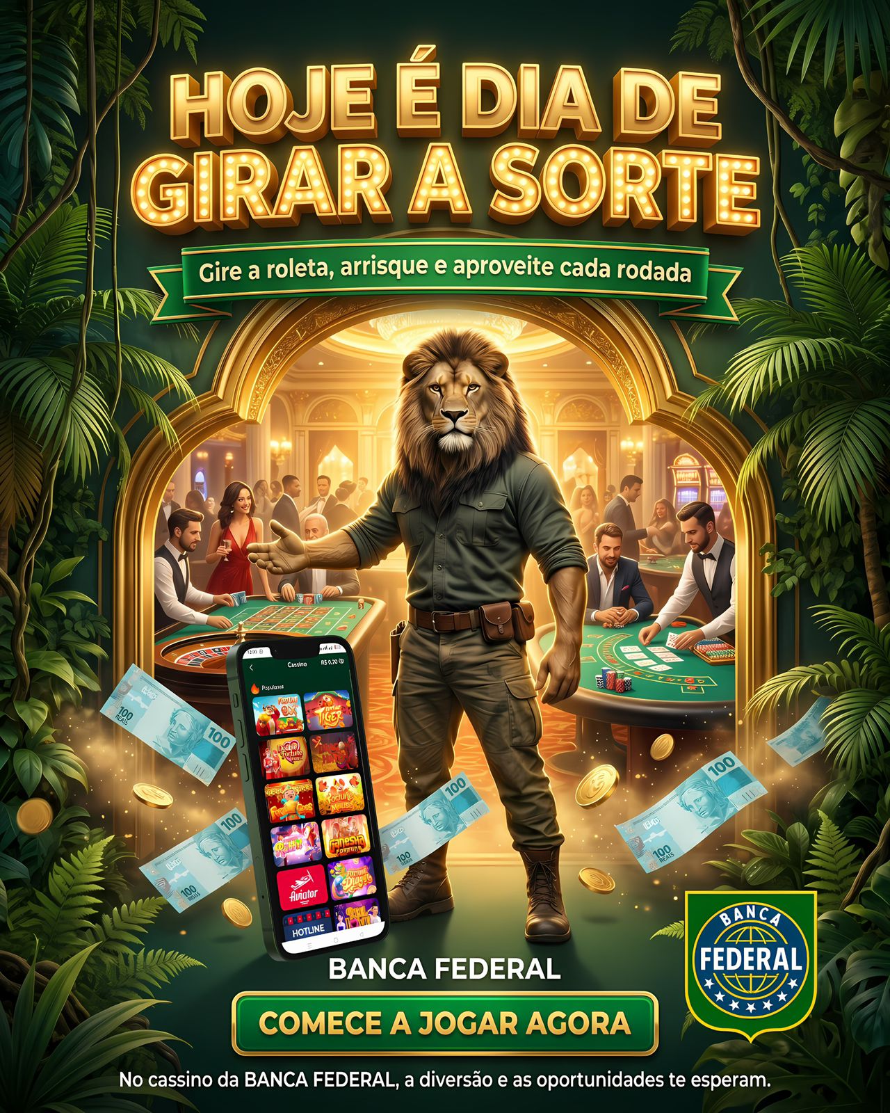 HOJE É DIA DE GIRAR A SORTE